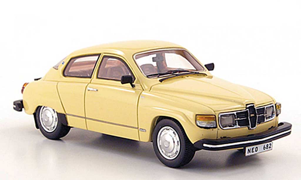Saab 96 1/43 Neo beige 1979 diecast model cars