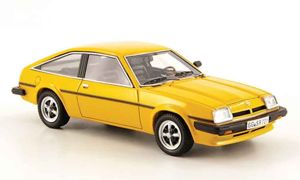 Opel Manta B 1/43 Neo B cc sr yellow 1980 diecast model cars