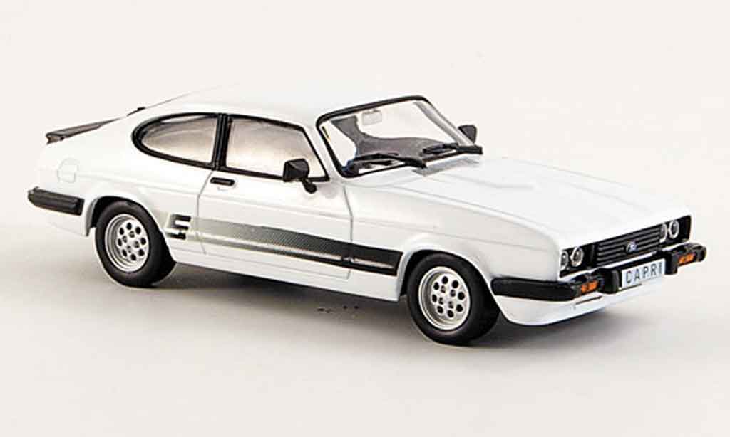 Ford Capri 1/43 WhiteBox III white 1981 diecast model cars