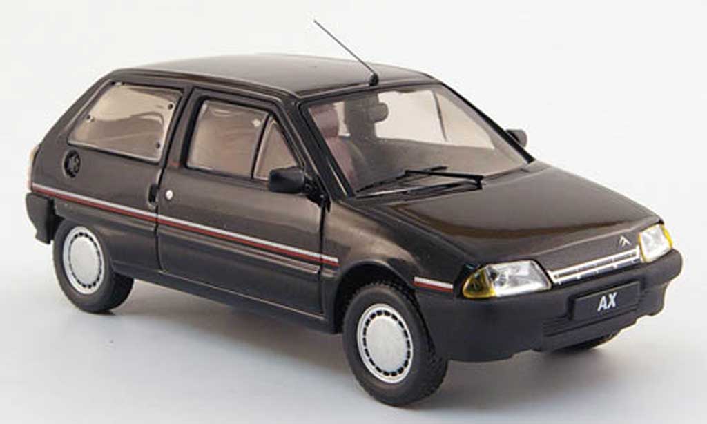 Citroen AX 1/43 IXO Image black 1989 diecast model cars