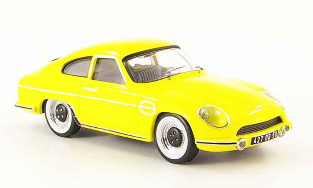 Panhard DB HBR 1958 1/43 IXO 1958 5 yellow diecast model cars