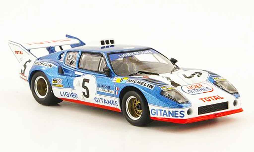 Ligier JS2 1/43 IXO No.5 Total 24h Le Mans 1975 diecast model cars