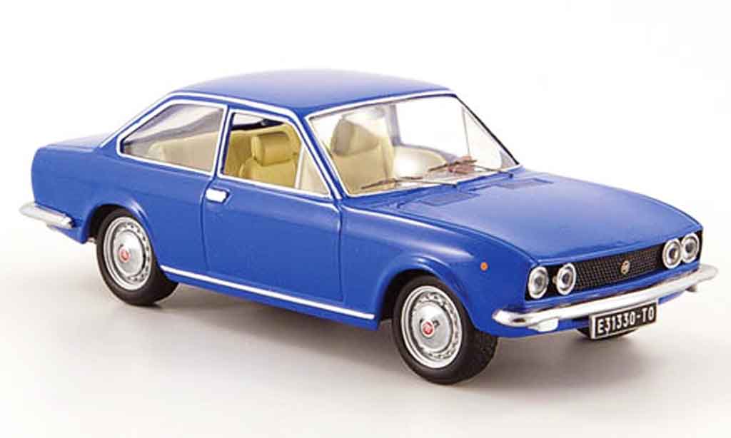 Fiat 124 1/43 IXO Coupe blue 1971 diecast model cars
