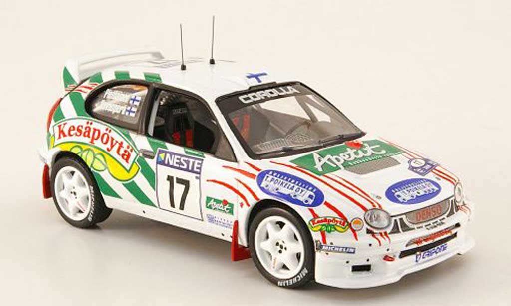 Toyota Corolla WRC 1/43 IXO WRC No.17 Kesapoyta Rally Finland 2000 diecast model cars