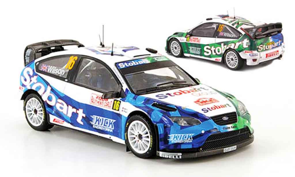 Ford Focus RS WRC 1/43 IXO RS WRC 07 No.16 Rally Monte Carlo 2008 diecast model cars
