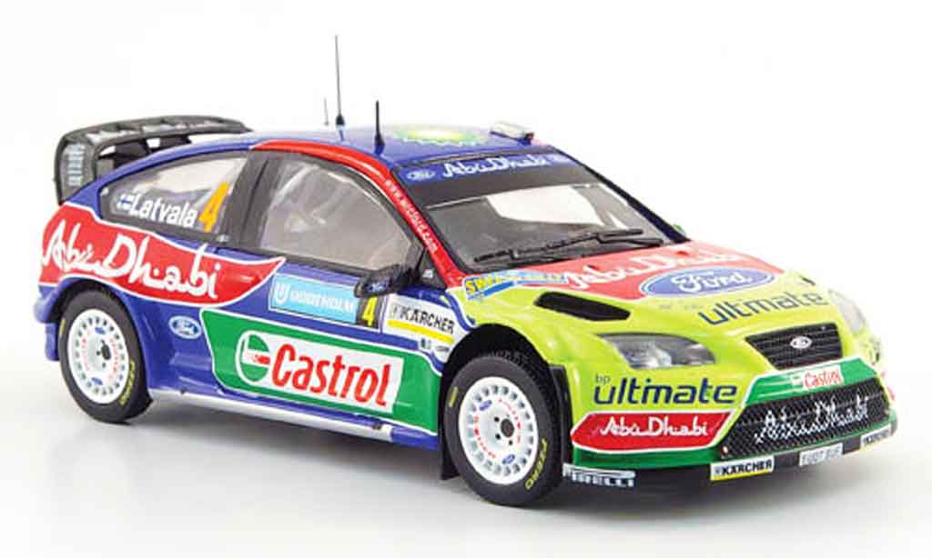 Ford Focus RS WRC 1/43 IXO RS WRC 07 No.4 BP Abu Dhabi Rally Schweden 2008 diecast model cars