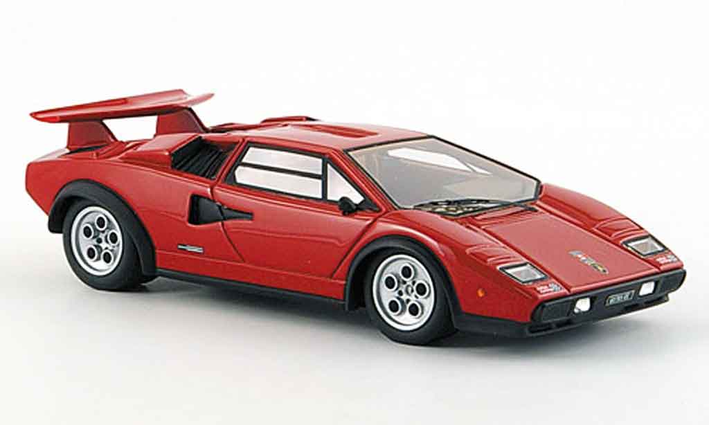 Lamborghini Countach LP 500 1/43 Look Smart LP 500 s walter wolf red mattblack diecast model cars