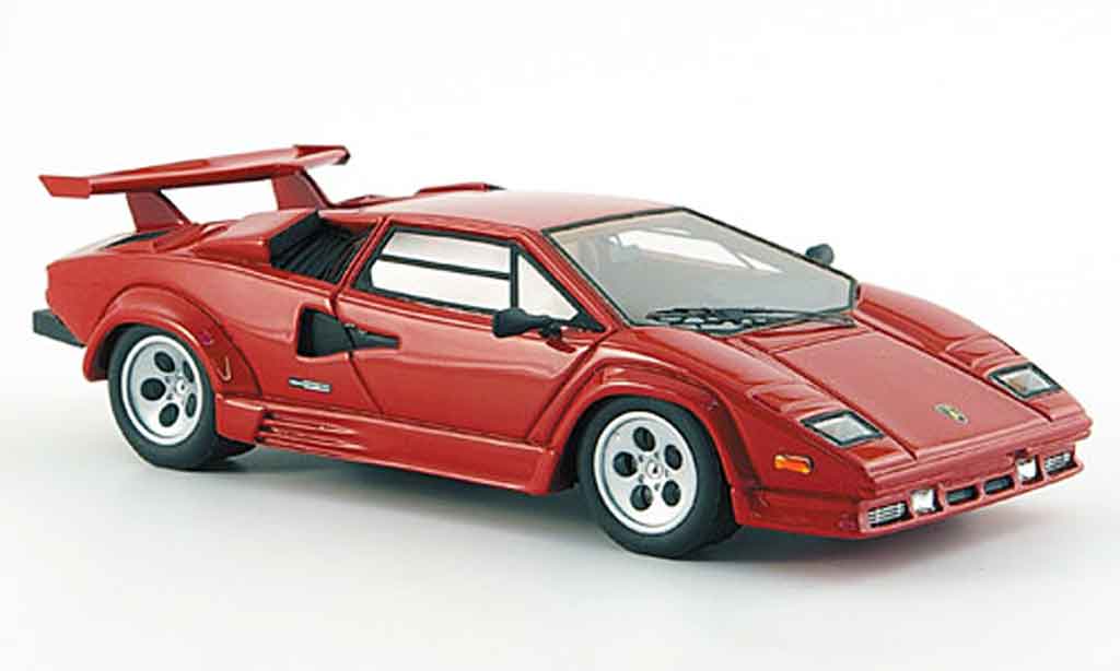 Lamborghini Countach 5000 Quattrovalvole 1/43 Look Smart 5000 Quattrovalvole red us version diecast model cars