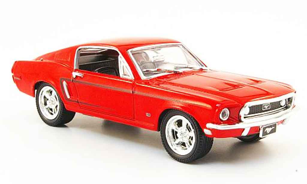 Ford Mustang 1968 1/43 Yat Ming 1968 red 1968 diecast model cars