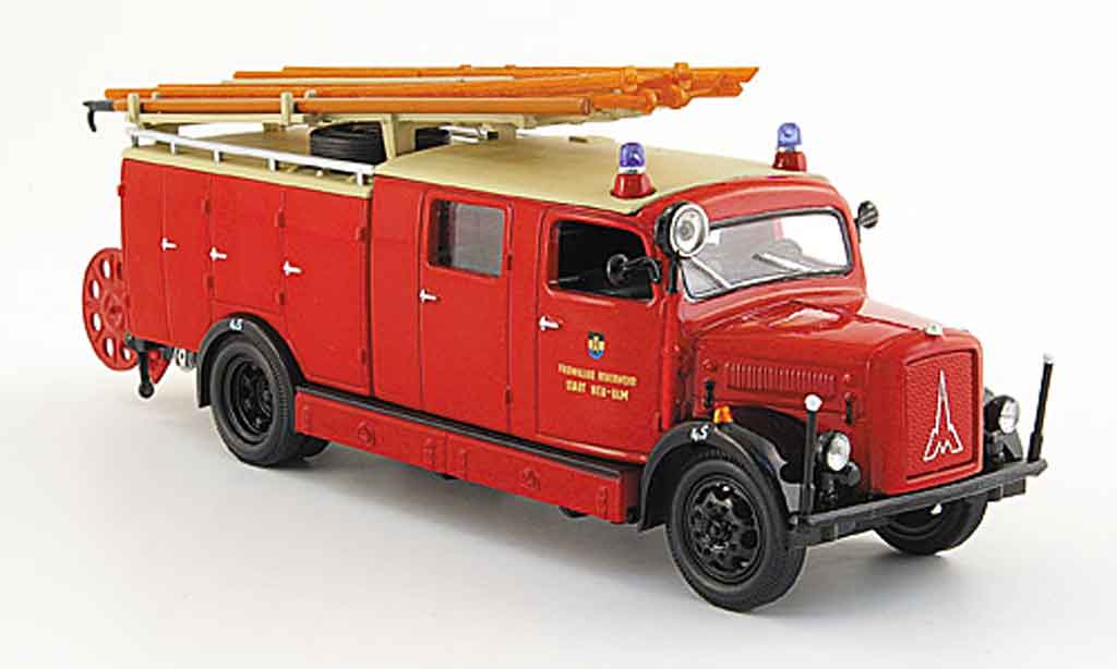 Magirus SLG 1/43 Yat Ming S 3000 Freiwillige pompier Stadt Neu Ulm 1941 diecast model cars