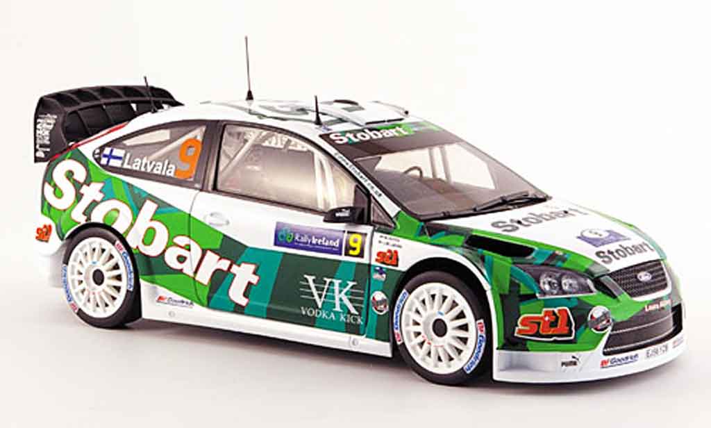 Ford Focus RS WRC 1/18 Sun Star RS WRC no.9 dritter platz rallye irlande 2007 diecast model cars