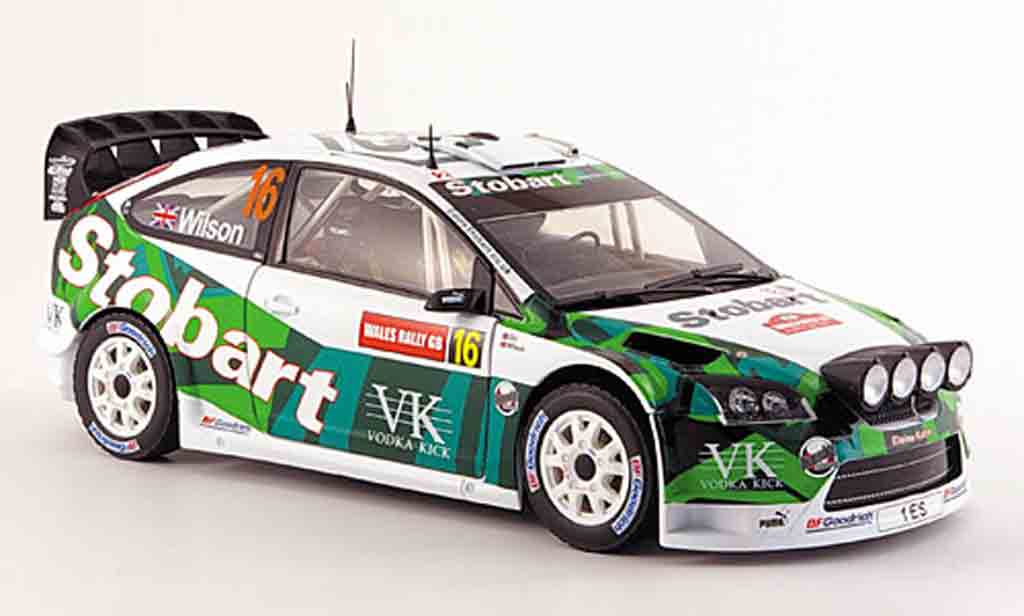 Ford Focus RS WRC 1/18 Sun Star RS WRC no.16 wilson/orr rallye pays de galles 2007 diecast model cars