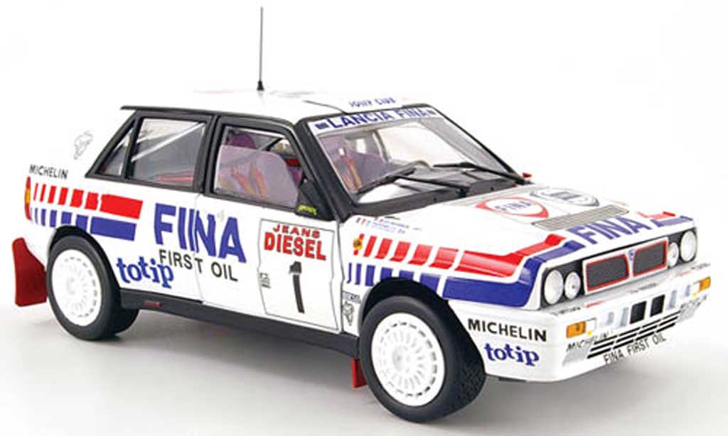 Lancia Delta HF Integrale 1/18 Sun Star HF Integrale 16v no.1 fina rallye san remo 1991 diecast model cars
