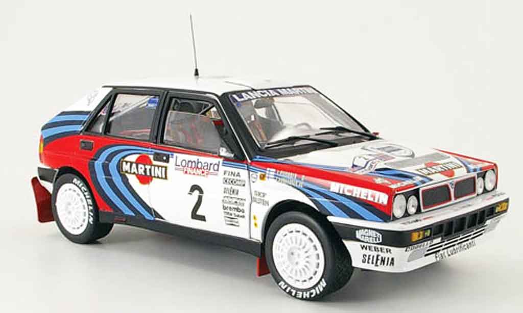 Lancia Delta HF Integrale 1/18 Sun Star HF Integrale 16v no.2 martini rallye gb 1991 diecast model cars