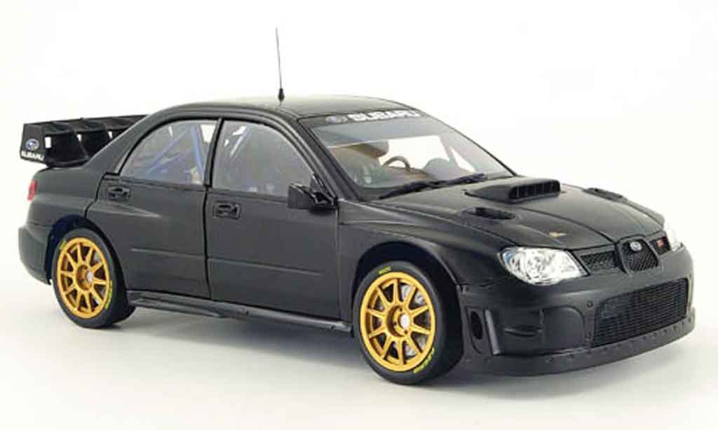 Subaru Impreza WRC 1/18 Sun Star WRC black flat black plain version 2008 diecast model cars