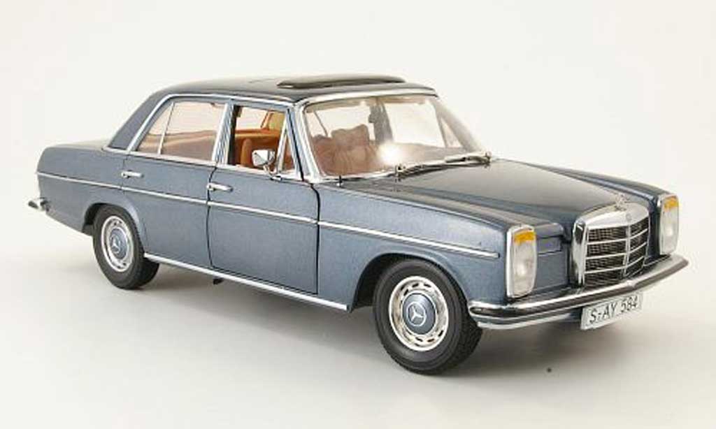 Mercedes Strich 1/18 Sun Star 8 (w 115) greyblue limousine 1968 diecast model cars