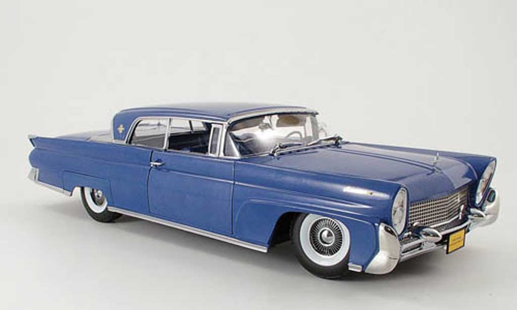 Lincoln Continental 1958 1/18 Sun Star 1958 mark iii hard top blue diecast model cars
