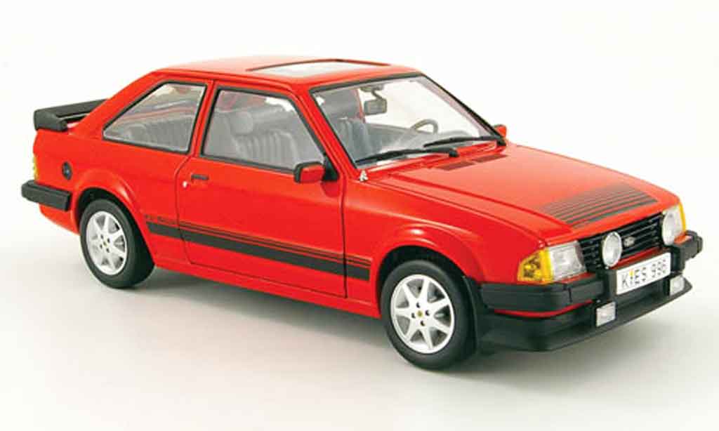 Ford Escort MK3 1/18 Sun Star MK3 rs 1600i red 1983 diecast model cars
