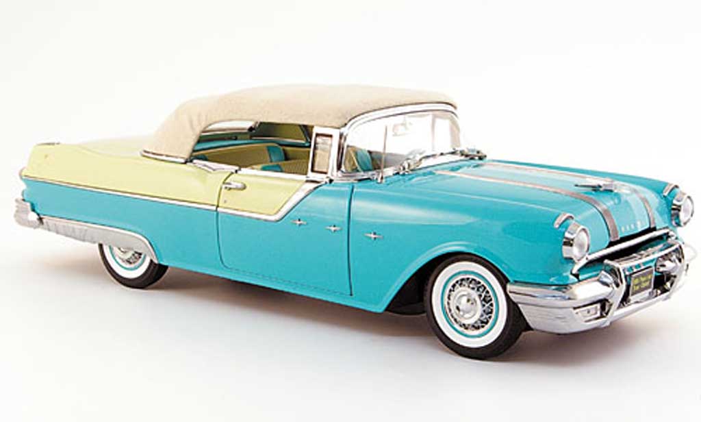 Pontiac Star Chief 1/18 Sun Star convertible grun creme white 1955 diecast model cars
