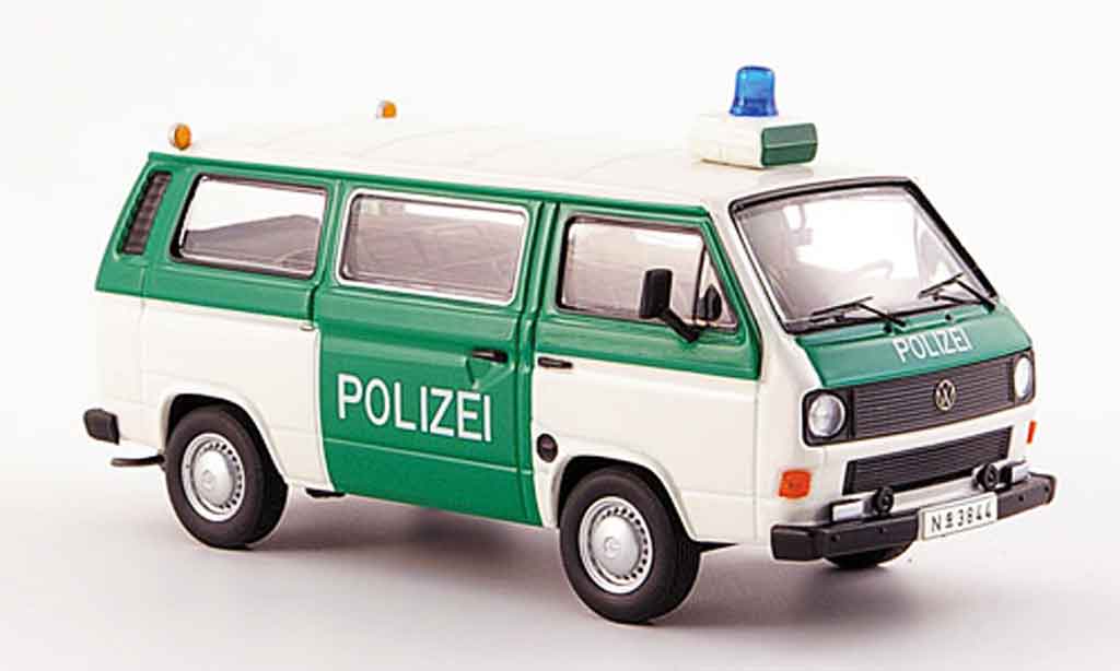 Volkswagen Combi 1/43 Premium Cls t3b bus police white grun diecast model cars