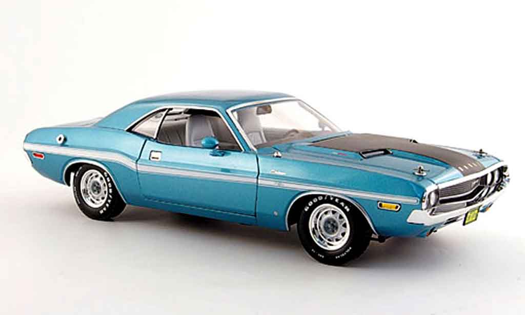 Dodge Challenger 1970 1/18 Greenlight 1970 r t 383 magnum turkis black diecast model cars