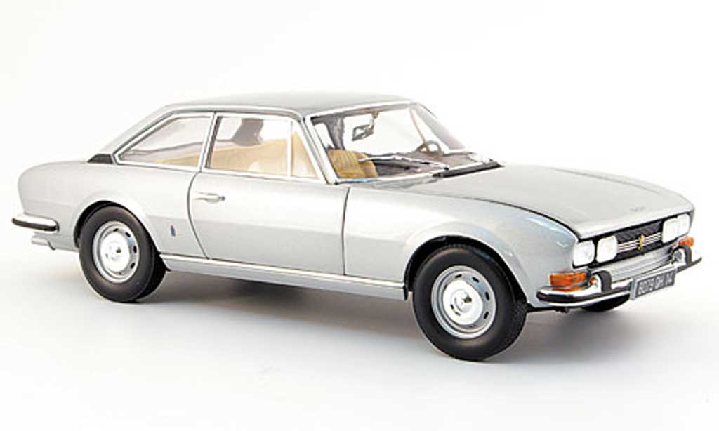 Peugeot 504 coupe 1/18 Norev coupe grey 1971 diecast model cars
