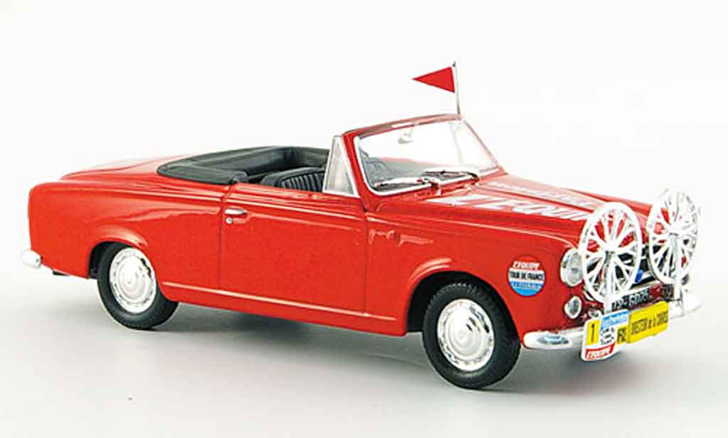 Peugeot 403 Cabriolet 1/43 Norev Convertible direction de course tour de france 1960 diecast model cars