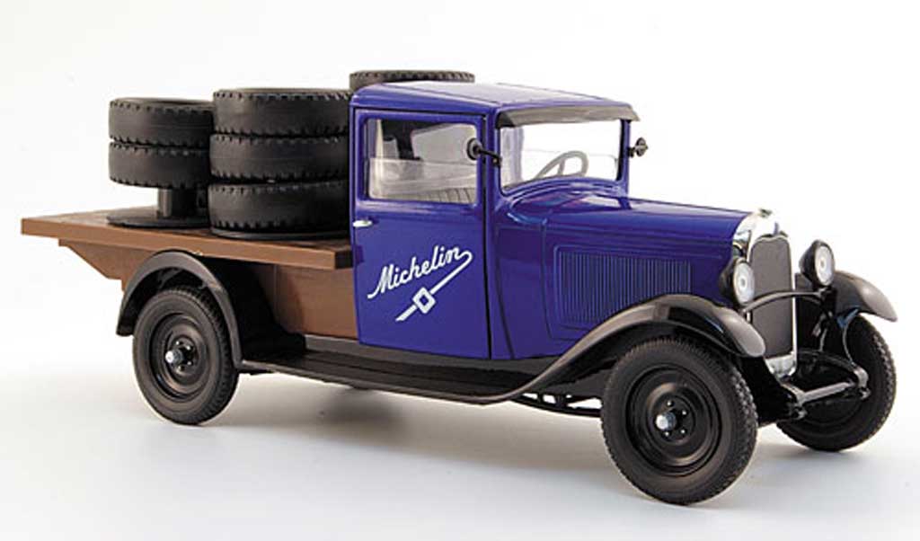 Citroen C4 1930 1/18 Solido 1930 pritsche michelin mit ladegut diecast model cars