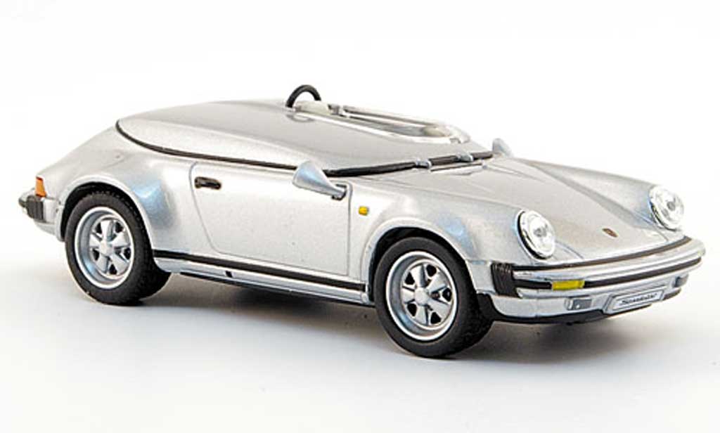Porsche 930 Speedster 1/43 Solido Speedster Race Version grey 1987 diecast model cars