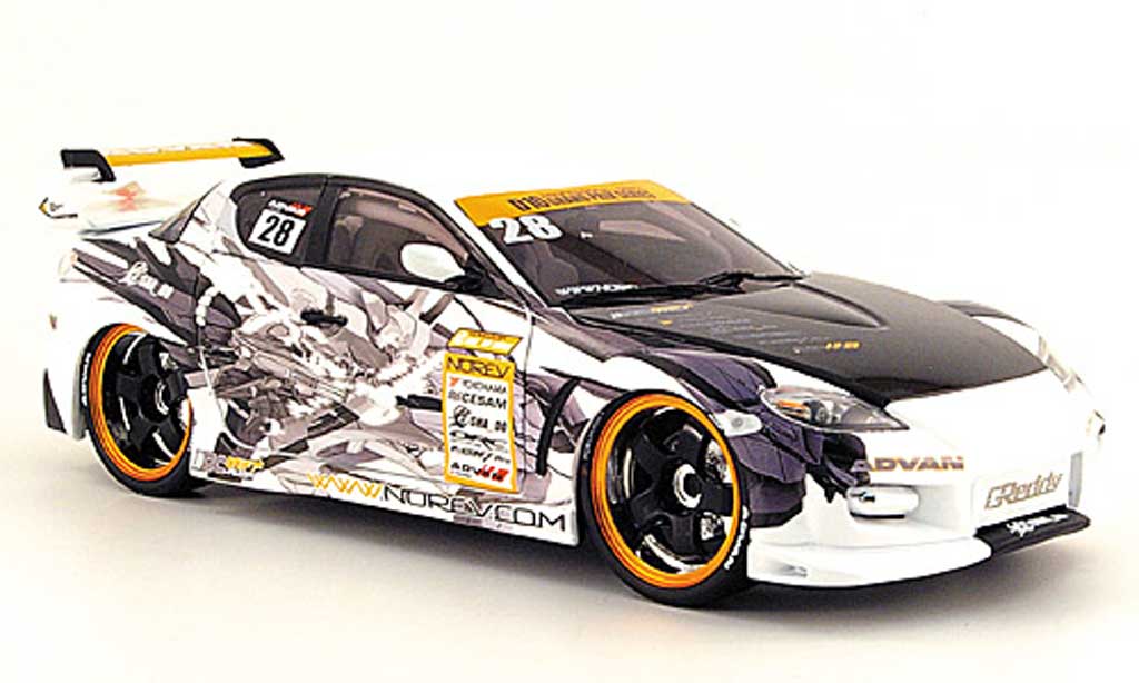 Mazda RX8 1/18 Norev racing diecast model cars
