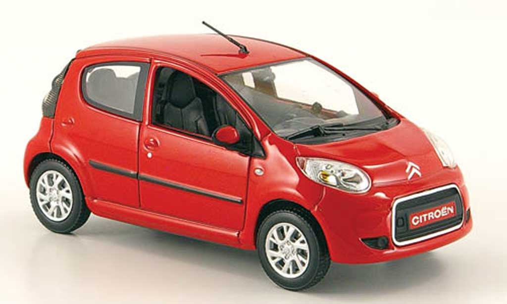 Citroen C1 1/43 Norev red 2009 diecast model cars