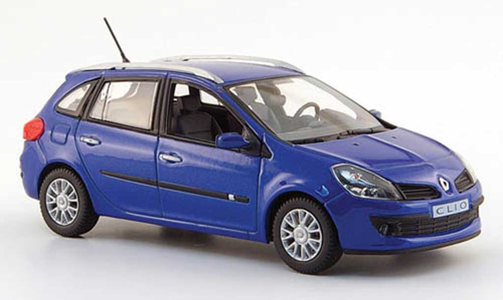 Renault Clio III 1/43 Norev III Estate blue 2007 diecast model cars