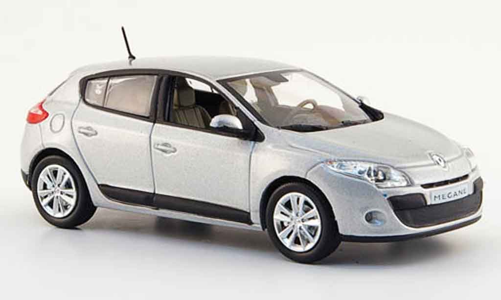 Renault Megane 1/43 Norev 5 turig grey 2009 diecast model cars