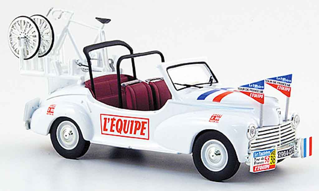 Peugeot 203 1/43 Norev assistance tour de france 1958 diecast model cars