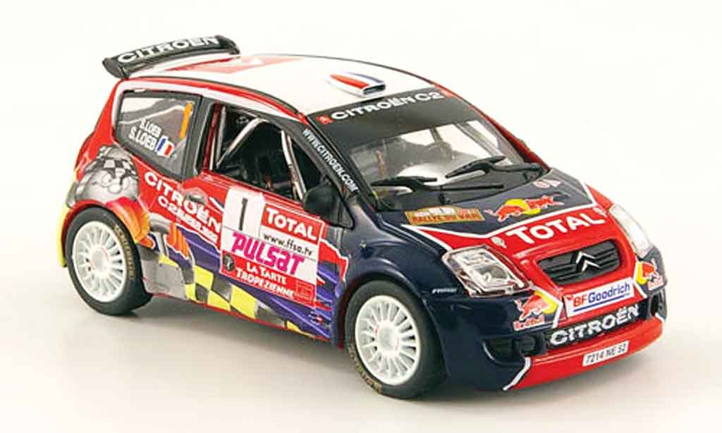 Citroen C2 S1600 1/43 Norev S1600 no.1 red bul rallye du var 2008 diecast model cars