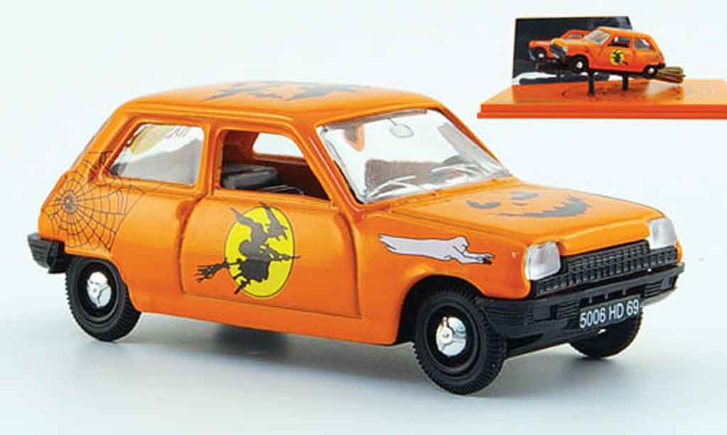 Renault 5 1/43 Norev orange halloween 1972 diecast model cars