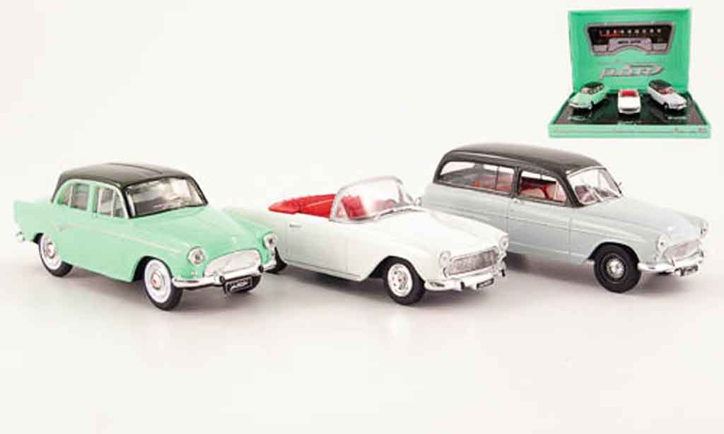 Simca P 60 1/43 Norev 3er limousine cabrio und kombi diecast model cars