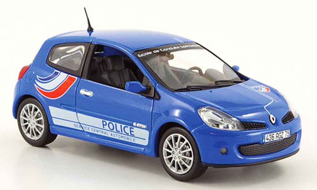 Renault Clio 3 RS 1/43 Norev 3 RS police 2007 diecast model cars
