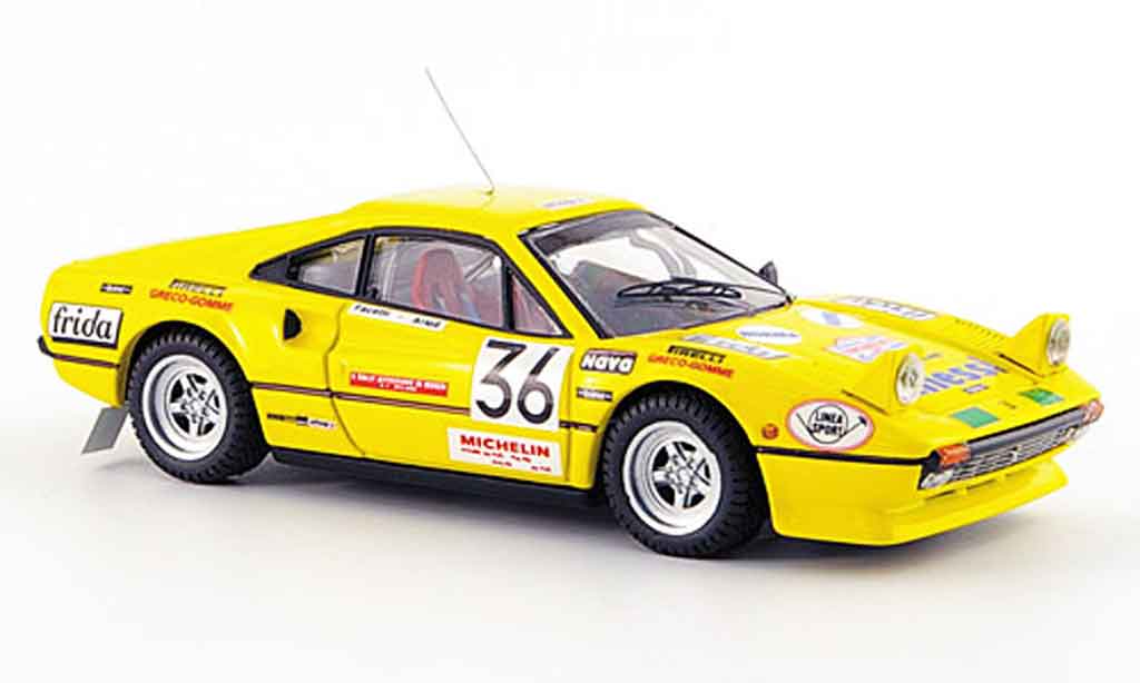 Ferrari 308 GTB 1/43 Best GTB gr. 2 monza no.36 facetti artioli 1983 diecast model cars