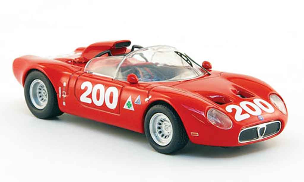 Alfa Romeo 33.2 1967 1/43 M4 1967 fleron no. 200 russo todaro targa florio diecast model cars