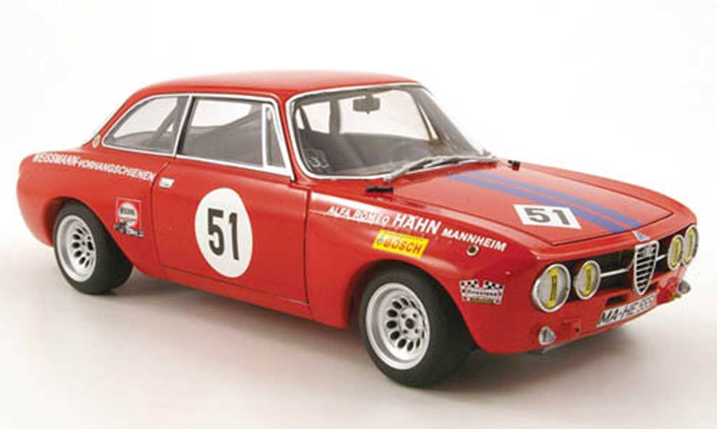 Alfa Romeo Giulia GT Am 1/18 Autoart GT Am no.51 h.ertl drm 1971 diecast model cars