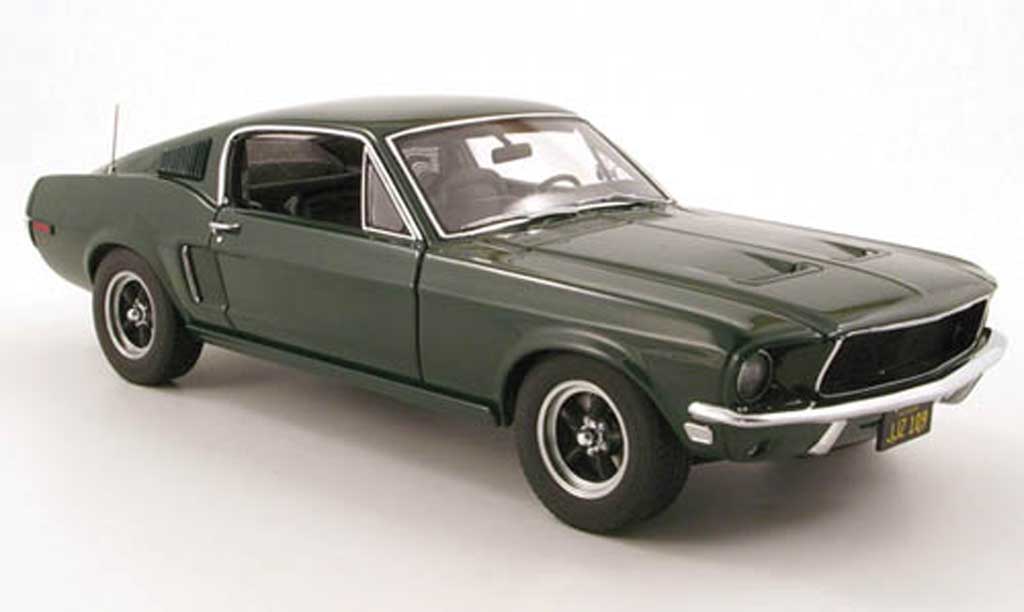 Ford Mustang Bullit Mc Queen 1/18 Autoart Bullit Mc Queen gt version 1968 diecast model cars