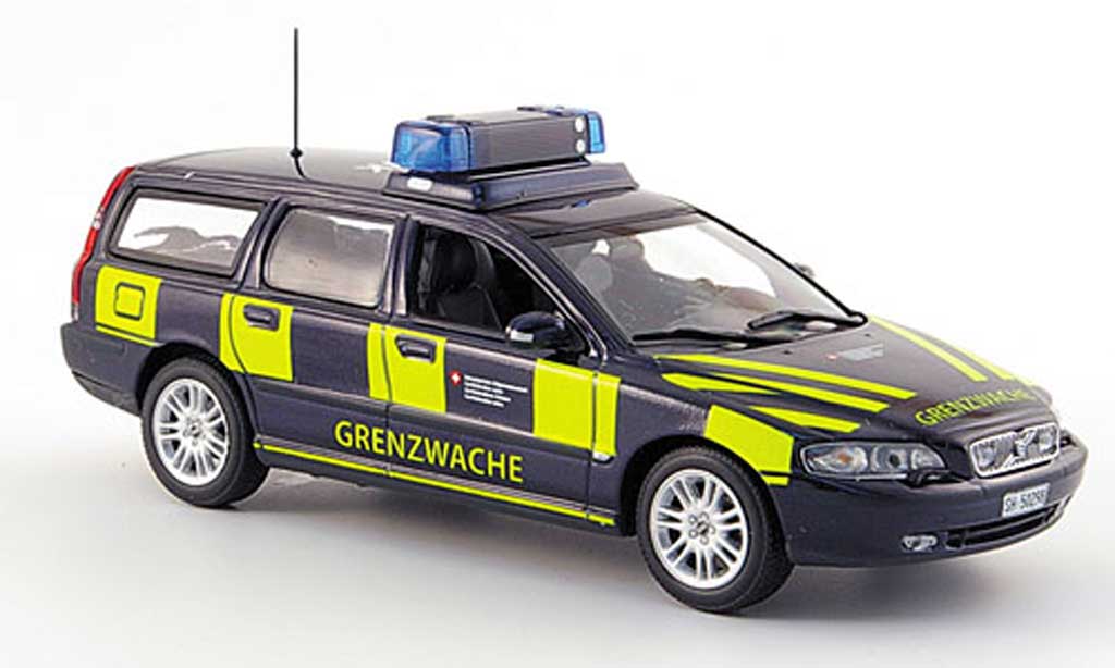 Volvo V70 1/43 Minichamps Estate Grenzwache Schweizer Zoll diecast model cars