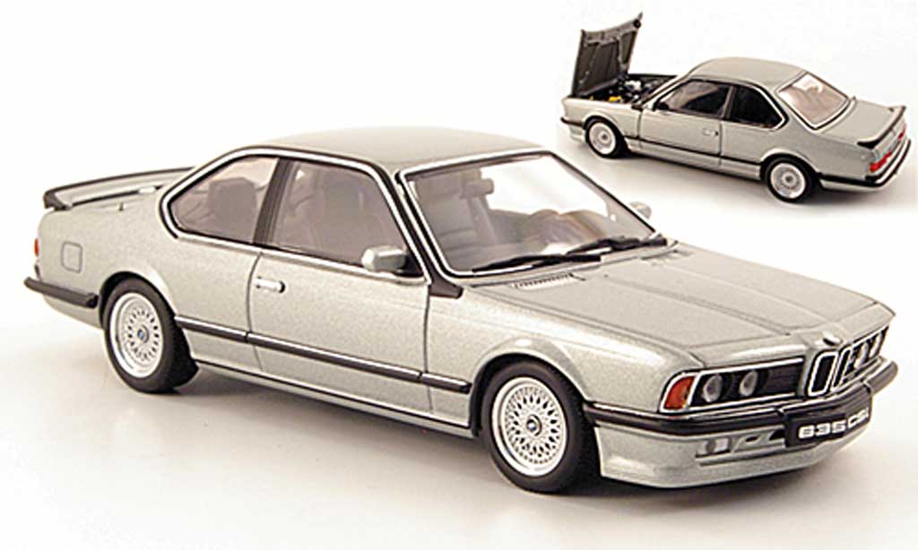 Bmw 635 CSI 1/43 Autoart M grey diecast model cars