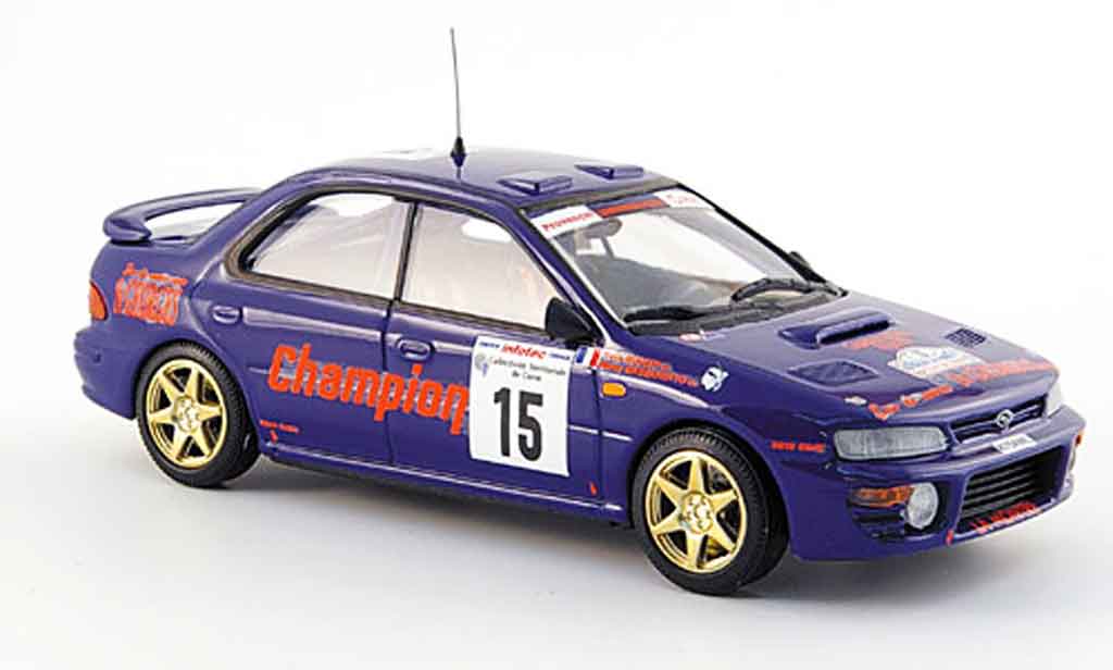 Subaru Impreza 1/43 Trofeu 4x4 no.15 dritter platz tour de corse 1996 diecast model cars