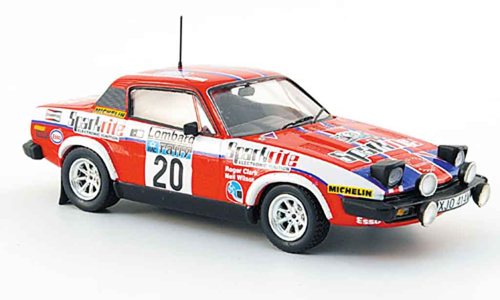 Triumph TR7 1980 1/43 Trofeu 1980 No.20 Sparkrite Clark Wilson RAC Rally diecast model cars