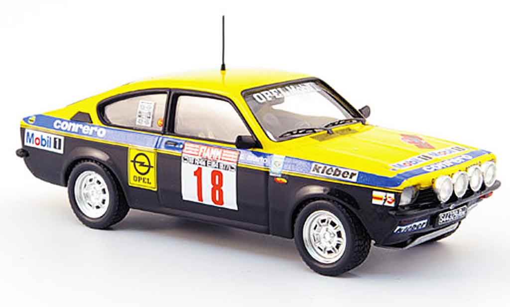 Opel Kadett GT 1/43 Trofeu GT e no.18 conrero elby rallye 1977 diecast model cars