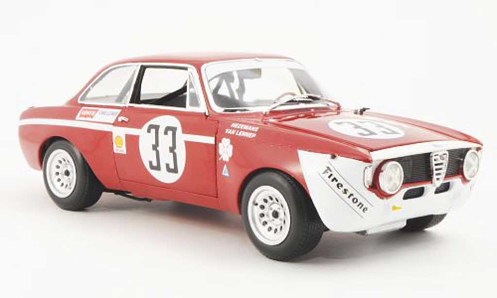 Alfa Romeo Giulia 1300 GTA 1/18 Minichamps 1300 GTA Junior No.33 Hezemans/Van Lennep Jarama 1972 diecast model cars