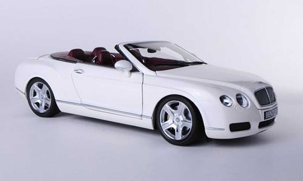 Bentley Continental GTC 1/18 Minichamps GTC white 2006 diecast model cars