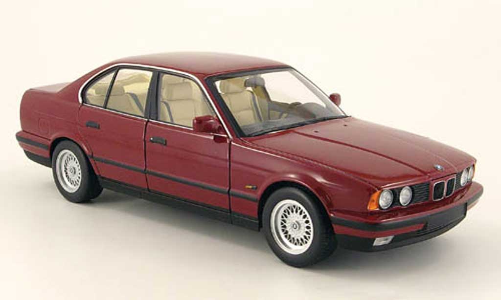 Bmw 535 1988 1/18 Minichamps 1988 i (e34) red diecast model cars